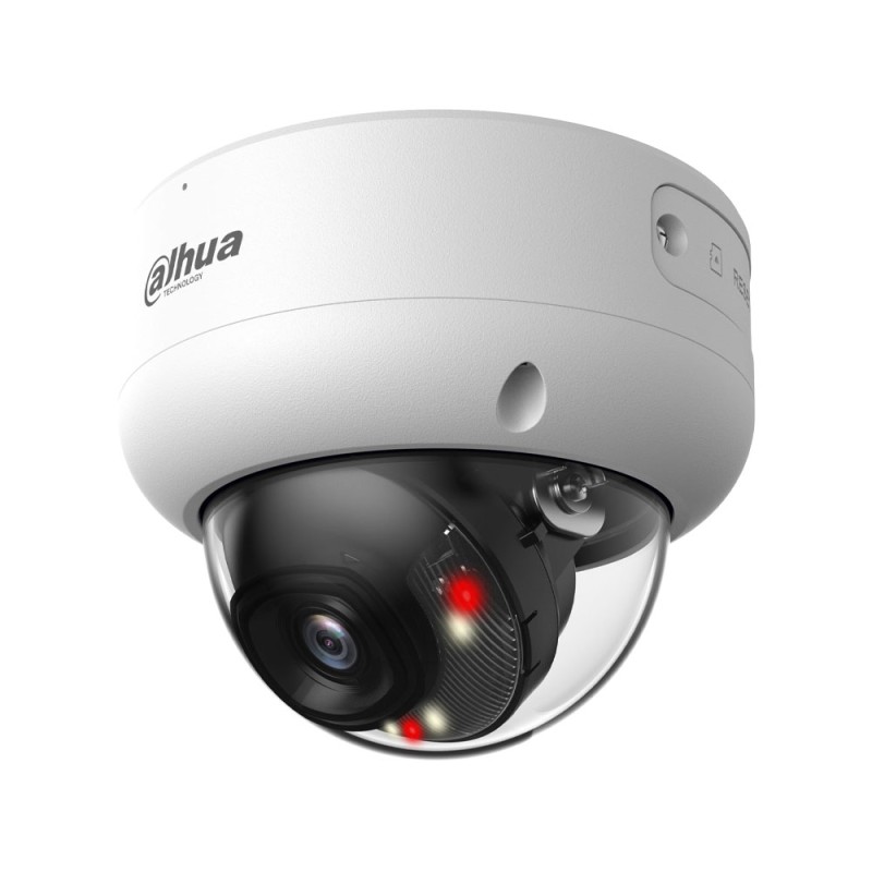 Caméra de surveillance IP dôme 2MP avec Smart Dual Light pour l'extérieur
