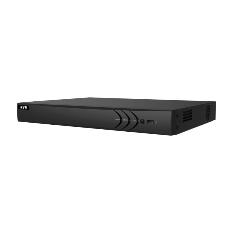 NVR IP de vidéosurveillance 4 canaux.
