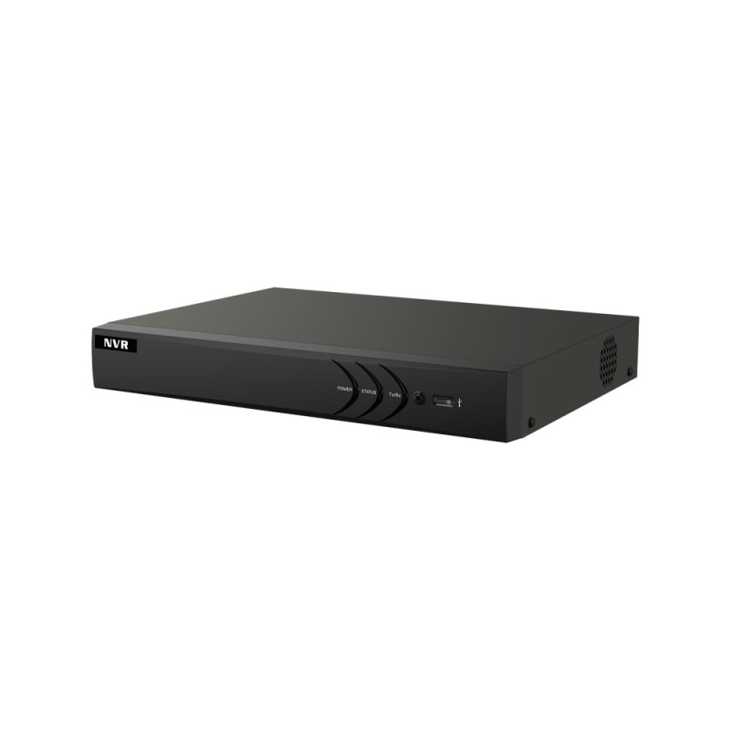 NVR IP de vidéosurveillance 4 canaux.