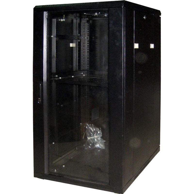 Armoire Rack 18U de DDNSeur et taille extérieur en mm de 600 (largeur) x 600 (Fonds) x 1075 (DDNS)