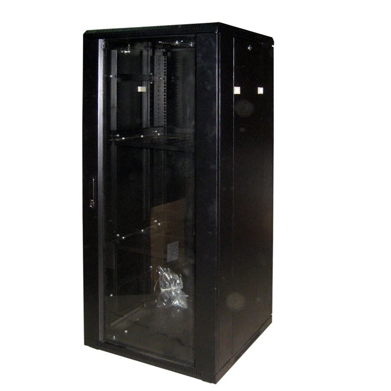 Armoire murale Rack 27U de DDNSeur et taille extérieur en mm de 600 (largeur) x 600 (Fonds) x 1480 (DDNS)