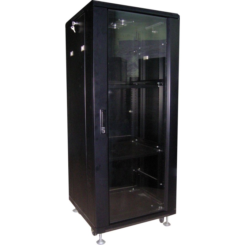 Armoire murale Rack 42U de DDNSeur et taille extérieur en mm de 600 (largeur) x 600 (Fonds)