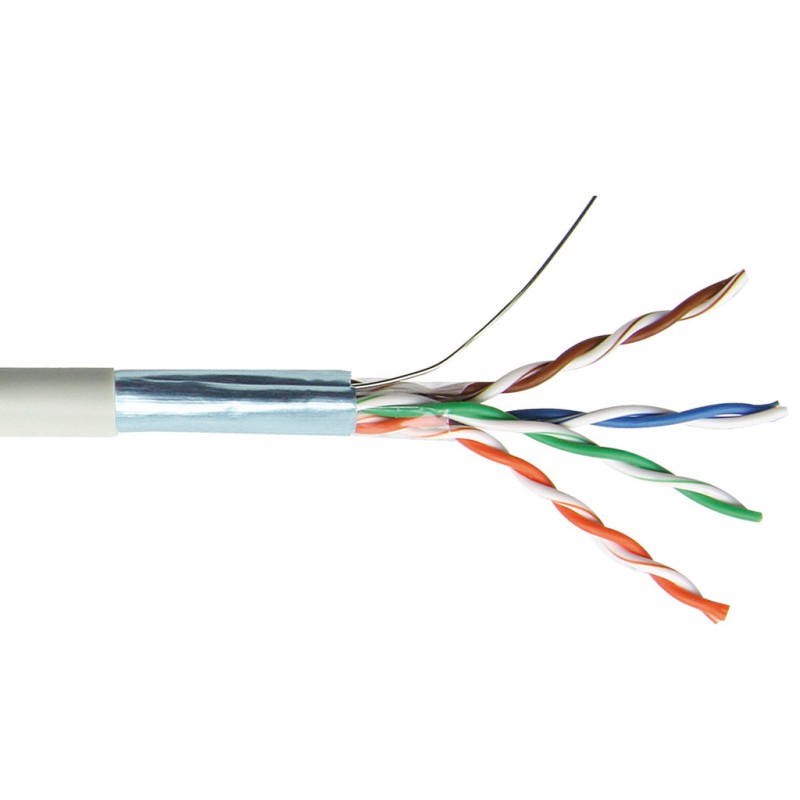 Câble FTP CAT 5e blindé, 4x2x1/0,50 CCE