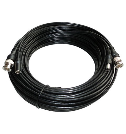 Câble coaxial rallonge pour signaux vidéo et de l´alimentation