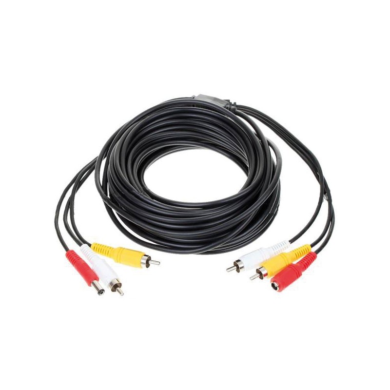 Câble coaxial rallonge pour signaux vidéo, audio et de l´alimentation
