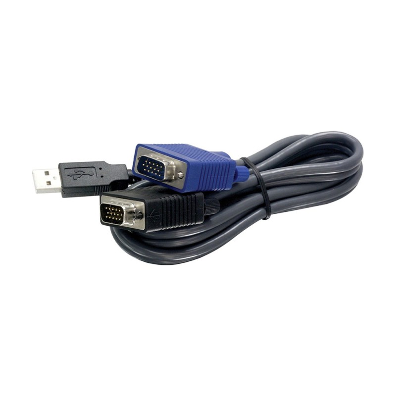 Câble KVM USB/VGA de 1,8 mètres