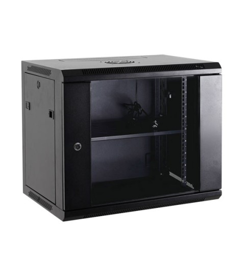 Armoire rack 19"-9U pour montage sur mur