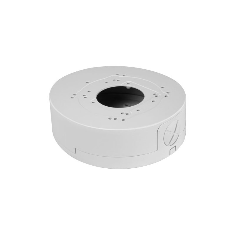 Base de montage et connexions blanche pour caméras de surveillance et dômes