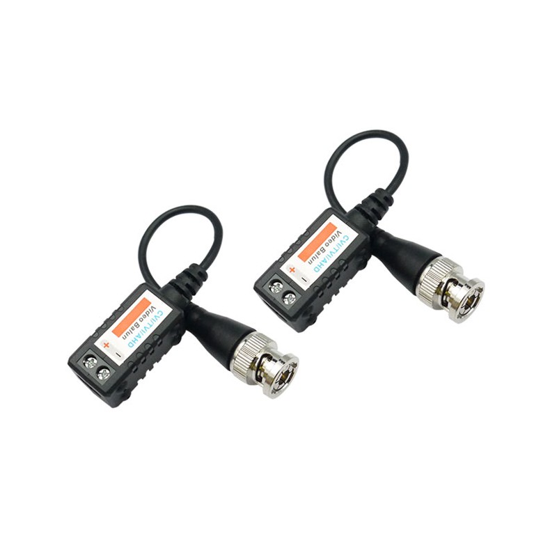 Vidéo balun passif d'1 canal HDCVI, HDTVI, AHD, CVBS