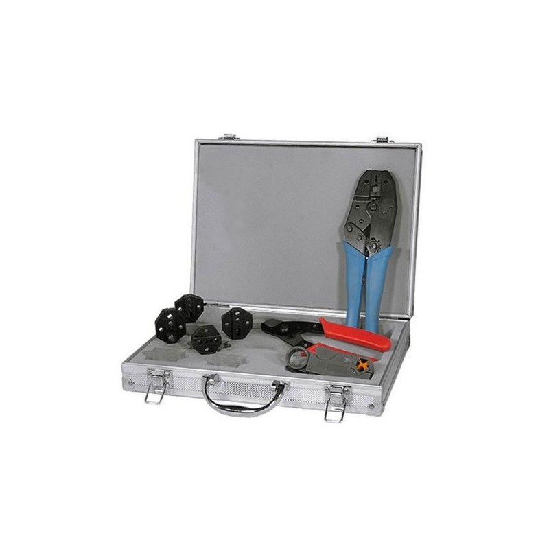 Coffre à outils du réseau coaxial de 7 pièces