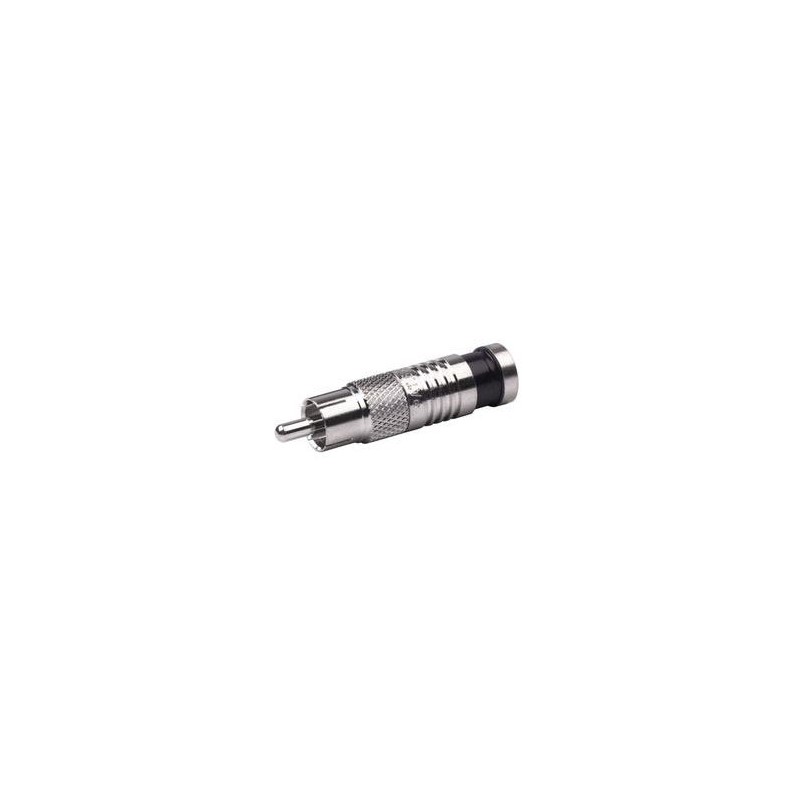 Connecteur RCA mâle par compression