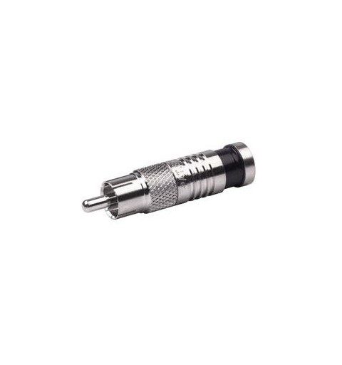 Connecteur RCA mâle par compression