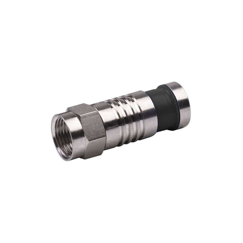 Connecteur mâle de type F par compression