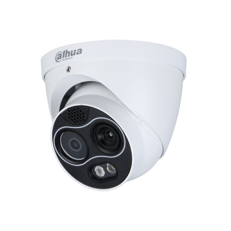 Caméra de surveillance IP dôme thermique WizSense dual de 2mm, 4MP visible, IR 30M