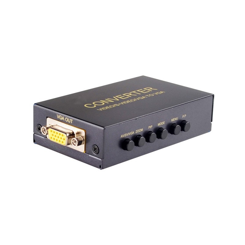 Convertisseur AV/S-Vidéo/VGA vers VGA