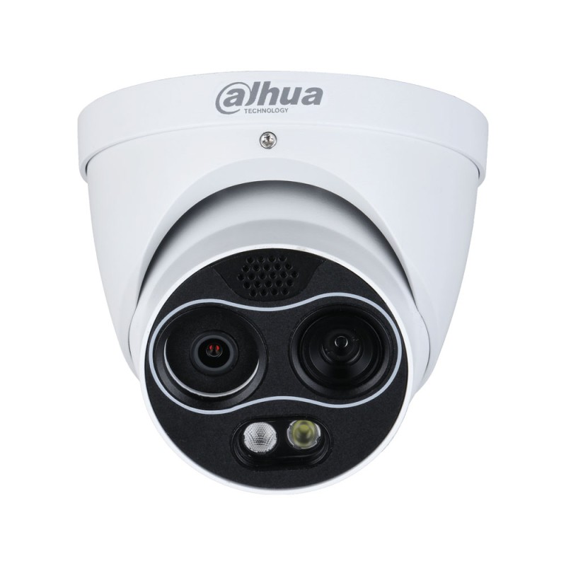 Caméra de surveillance IP dôme thermique double de 2 mm