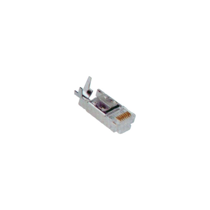 Connecteurs RJ45/8 Cat5e blindés à sertir avec clip pour maillage