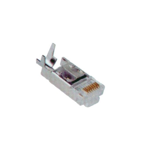 Connecteurs RJ45/8 Cat5e blindés à sertir avec clip pour maillage