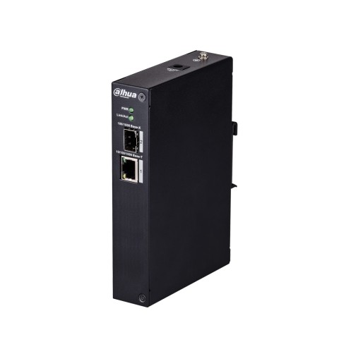 Switch industriel (L2) non gérable de 1 port Gigabit + 1 port 1000 Base-X