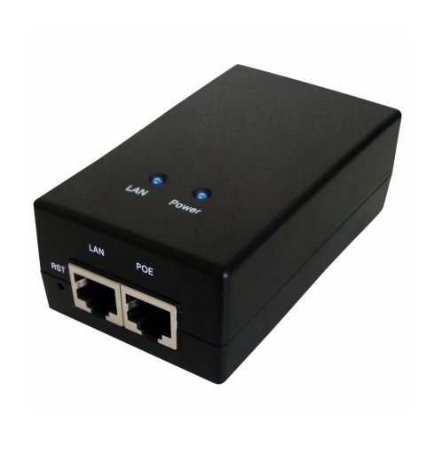 Injecteur PoE Gigabit de 24V CC /12W