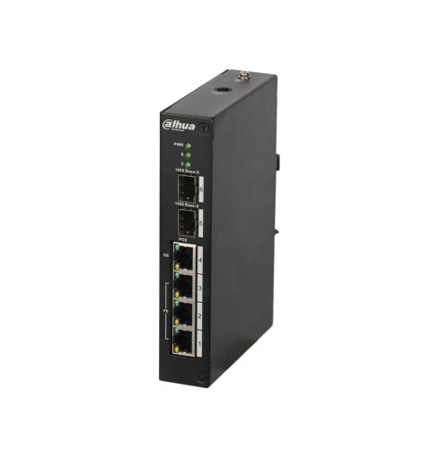 Switch Industriel gérable L2+ de 3 ports Fast Ethernet PoE + 1 port uplink Gigabit Ethernet PoE + 2 ports 1000 Base-X SF