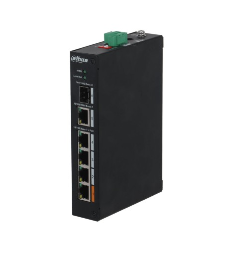 Switch Dahua non géré 4 PoE + 2 Gigabit combo