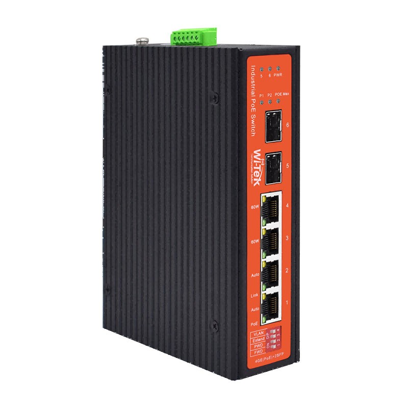 Switch PoE ingérable de 4 PoE Gigabit + 2 SFP Gigabit
