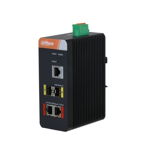 Commutateur industriel géré 4 ports Gigabit (L2)