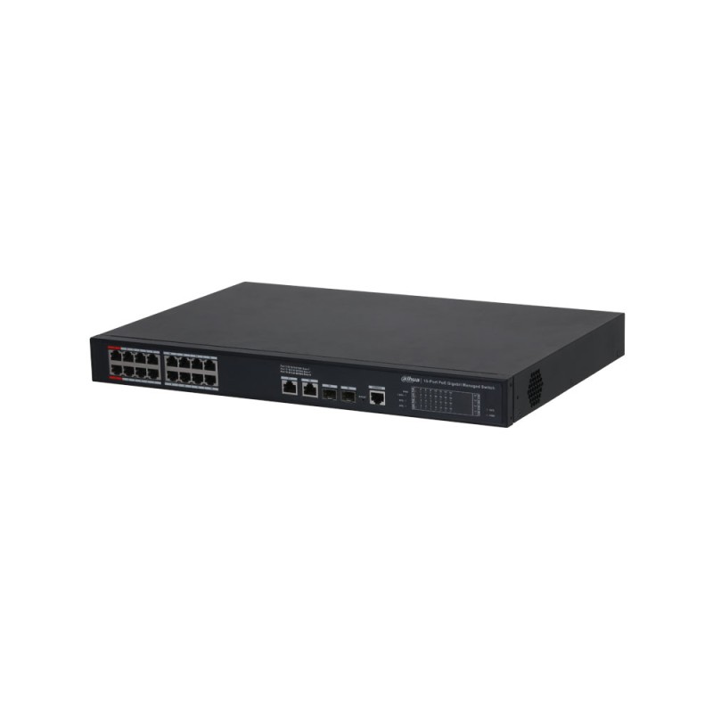 Commutateur Gigabit Dahua 20 ports avec 16 ports PoE