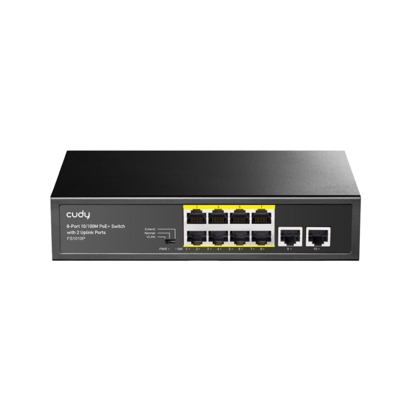 Commutateur PoE+ 10/100M à 8 ports