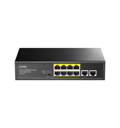 Commutateur PoE+ 10/100M à 8 ports