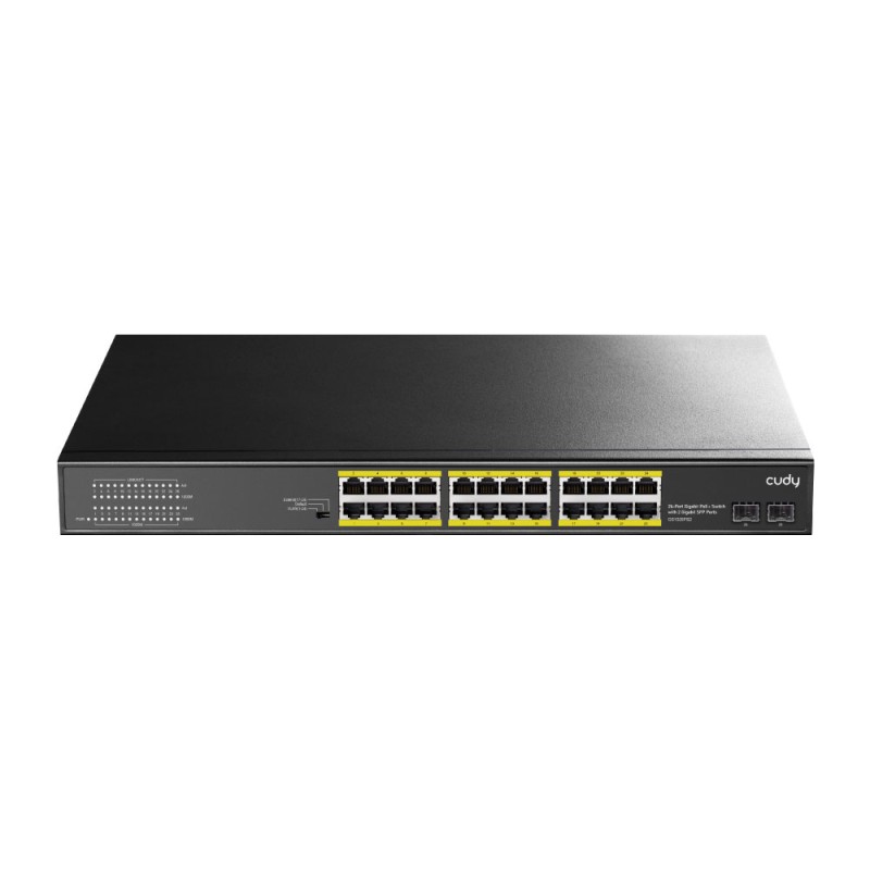 Commutateur Gigabit PoE+ 24 ports avec 2 emplacements SFP