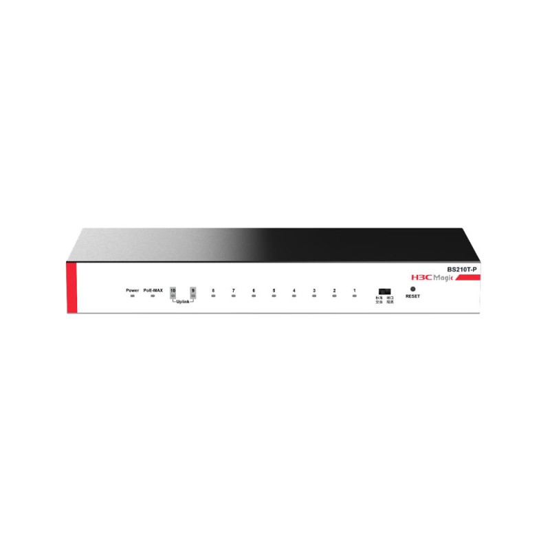 Commutateur PoE Gigabit 8 ports + 2 ports Uplink
