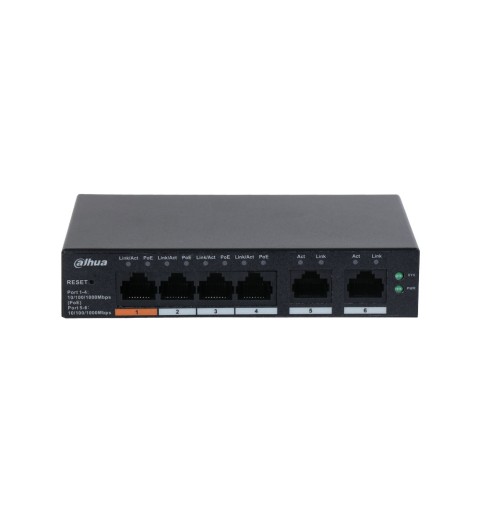 Commutateur cloud gérable L2 à 6 ports avec 4 PoE