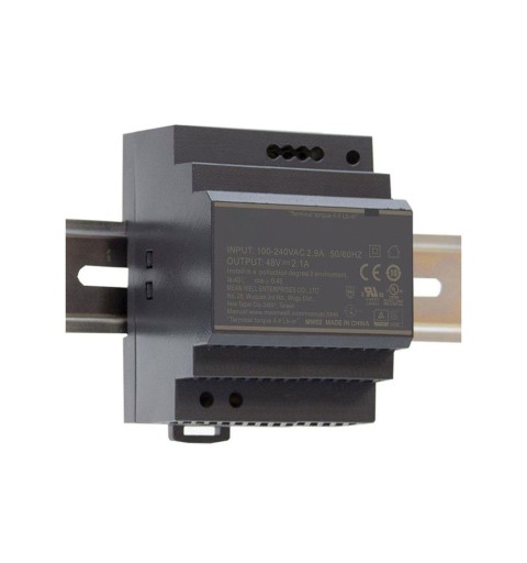 Bloc d'alimentation pour rail DIN 90W/48VDC/1,9A