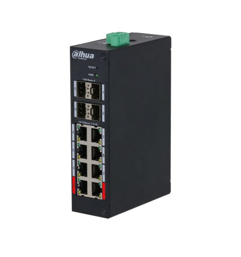 Commutateur industriel PoE L2 à 8 ports