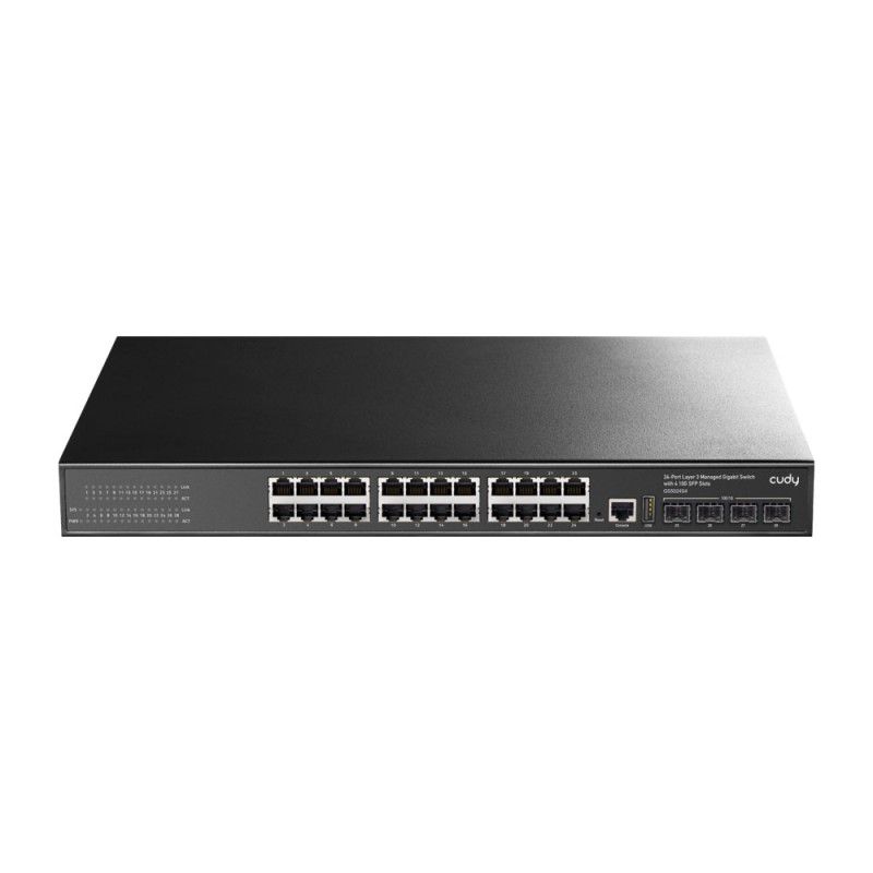 Commutateur Gigabit L3 24 ports avec 4 emplacements SFP+
