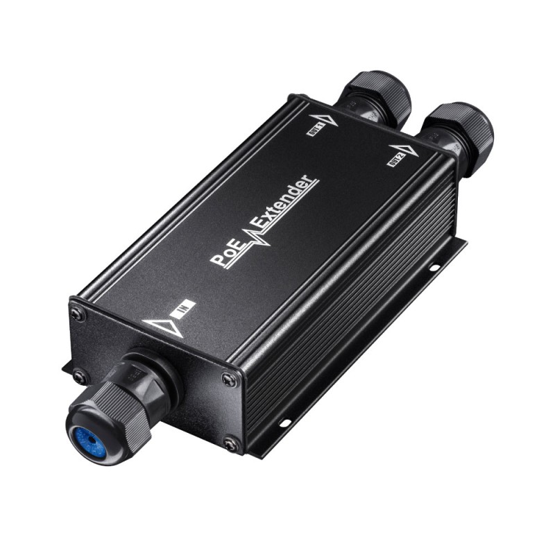 Extender PoE Gigabit à 2 canaux pour une utilisation en extérieur