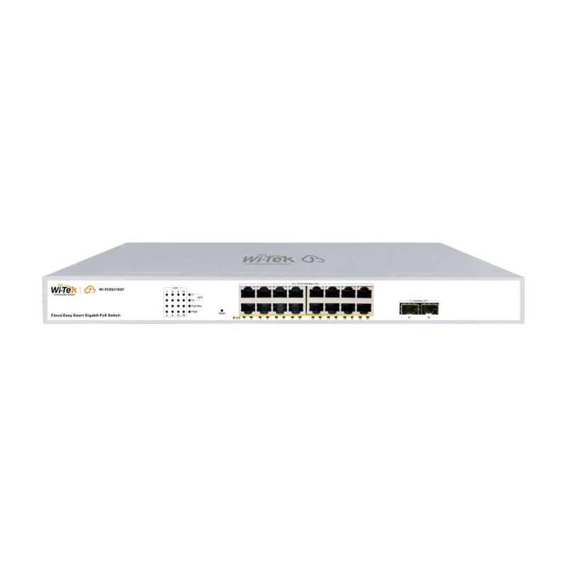 Commutateur PoE 16 ports Gigabit géré par le cloud