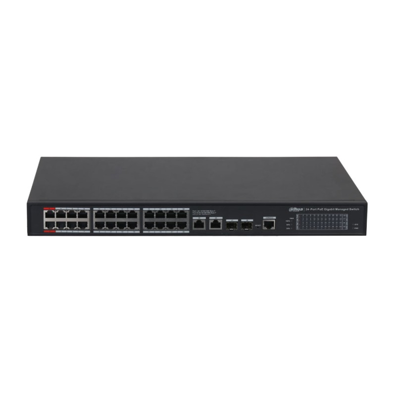 Commutateur Gigabit Dahua 28 ports avec 24 ports PoE