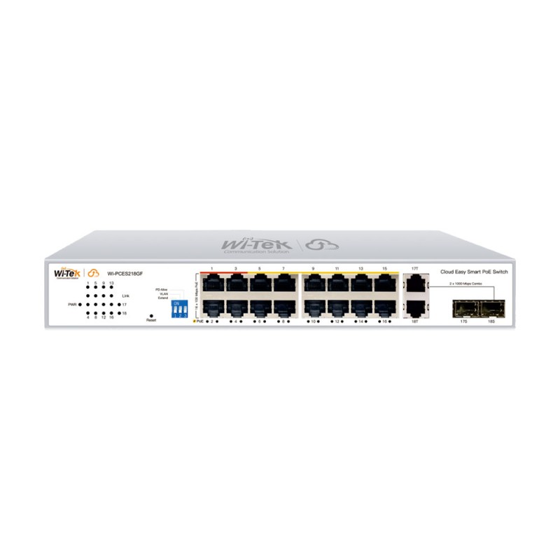 Commutateur PoE 16 ports géré par le cloud