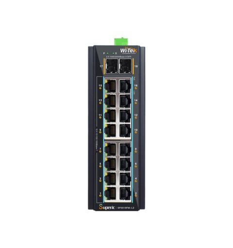 Commutateur administrable 16 PoE+ Gigabit + 2 SFP 2.5G