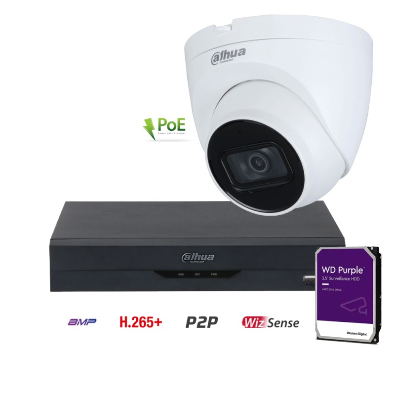 Kit Vidéo Surveillance IP 1...