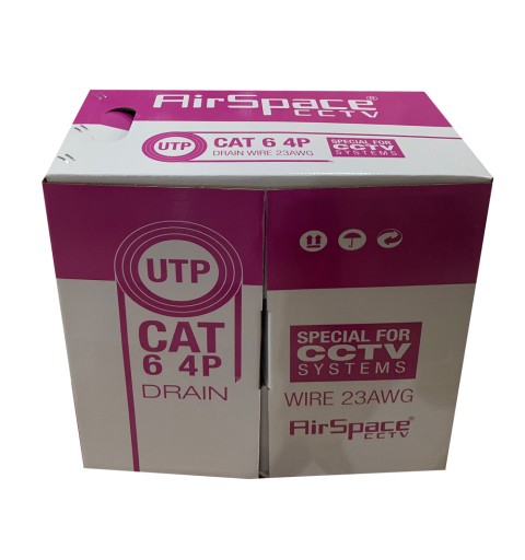 Câble UTP CAT6 23AWG rigide, sans halogène