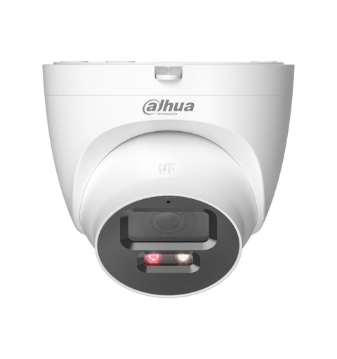 Dôme IP 4MP avec Smart Dual Light et dissuasion active pour une utilisation en extérieur