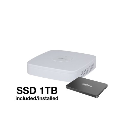 XVR Dahua 5 en 1 4 canaux 5MP avec 1TB SSD