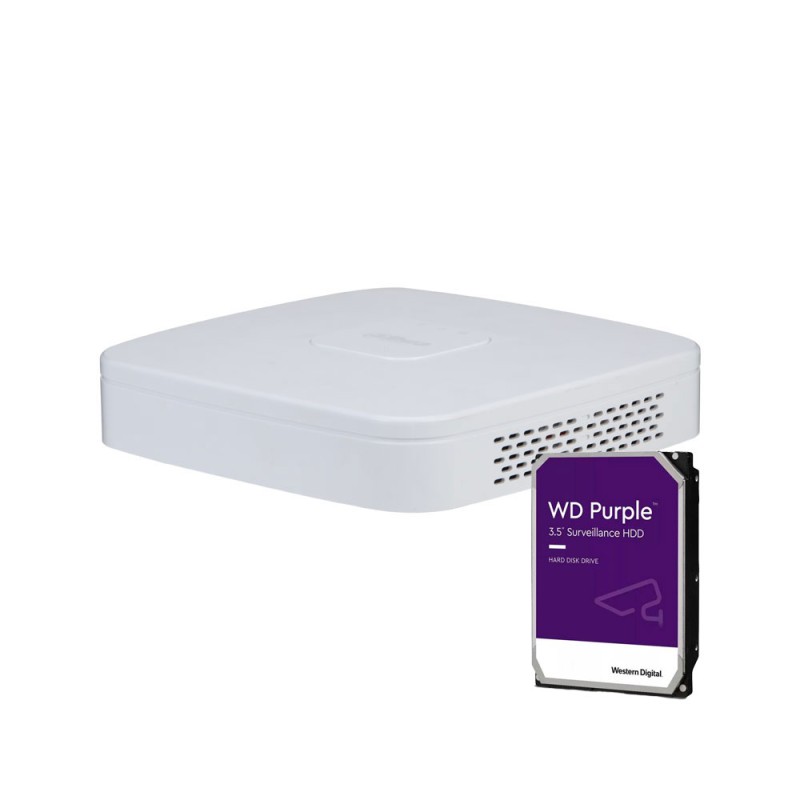 NVR IP Dahua à 4 canaux avec PoE