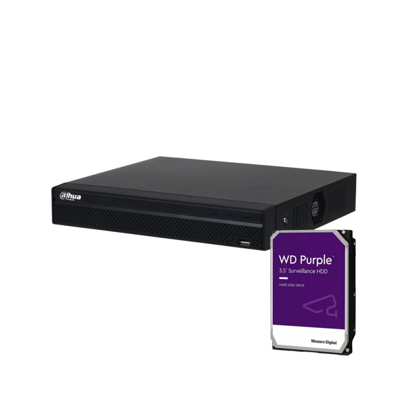NVR IP Dahua à 16 canaux avec 8 PoE