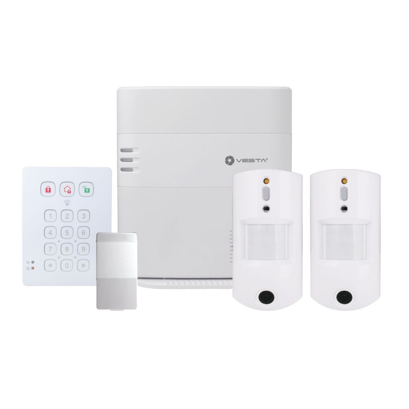 Kit : 1 centrale IP + 4G 640 zones (VESTA-047N-SF1)