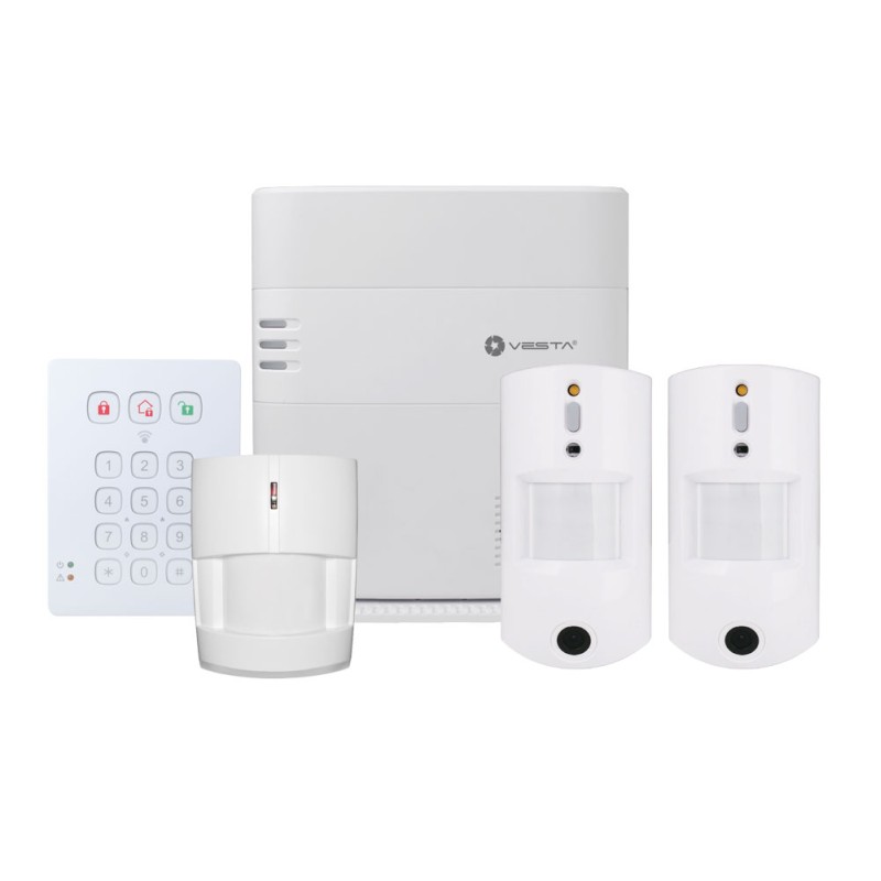 Kit : 1 centrale IP + 4G 640 zones (VESTA-047N-SF1)